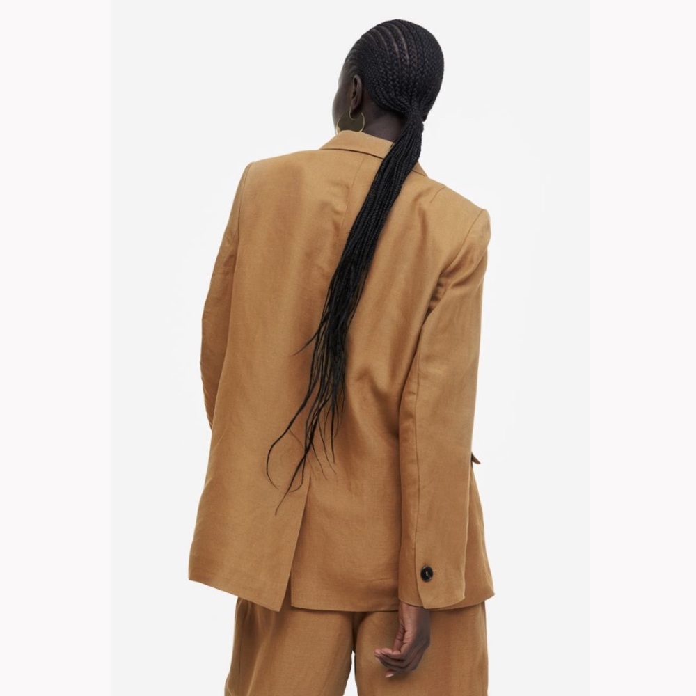 h & m • linen blazer - Picture 4 of 6